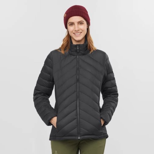 Salomon Essential Xwarm Down Women's Insulated Jackets Black | CA 63S50